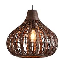 Modern feather home chandelier nordic craft pendant lighting. Haixiang Tropical Bamboo Chandelier Pendant Lamp Ceiling Lighting Shades Weave For Sale Online Ebay