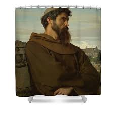 Un Penseur, Jeune Moine Romain Canvas Print