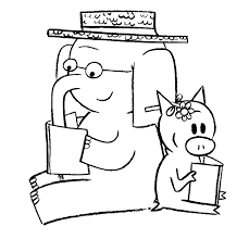 Piggie is an optimistic pig, and elephant (otherwise known as gerald) is a cautious, pessimistic elephant. Elephant And Piggie Coloring Pages Pdf Novocom Top