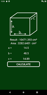 A = 2 (wl + lh + hw) a = 2 w l + l h + h w. Rectangular Prism And Cube Surface Area And Volume For Android Apk Download