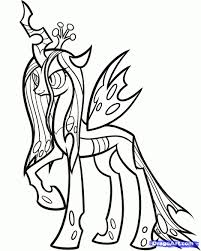Queen Of Equestria Mlp My Little Pony Coloring Coloring Pages Coloring Pages For Girls