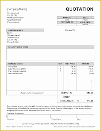 Quotation Template Excel Free Download Of Quote Template Quotation Format Quote Template Quotation Sample