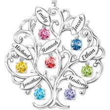 Birthstone Jewelry For Grandma Birthstone Family Tree Necklace With Names Family Tree Necklace Family Tree Necklace Birthstones Tree Birthstone Necklace