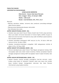Soal Ujian Hukum Dan Ham Ilmusosial Id
