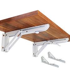 Advertisement 2pcs Folding Shelf Brackets 90 Degree Triangular Triangle Hinge Wall Mount Table In 2020 Folding Shelf Bracket Wall Mounted Table Collapsible Shelves