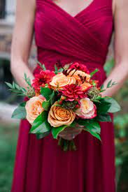 Charming fall small bridal bouquets. The 15 Best Fall Wedding Bouquets Which Flowers They Re Made Of