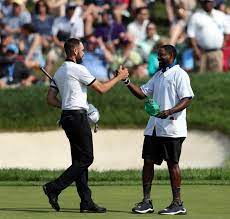 He didn't get to enjoy the moment for long. Caddie Network Troy Merritt And Caddie Wayne Birch Facebook