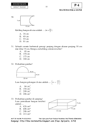 Contoh soal ujian kumpulan soal pelajaran 6. Soal Un Dan Kunci Jawaban Matematika Sd 2012 2013
