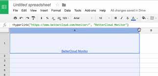 Extract Urls Or Link Text From A Google Sheets Cell Bettercloud Monitor Google Sheets Google Cell