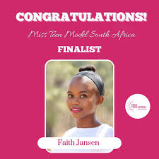 Introducing our Top 24 Finalists for Miss Teen Model South Africa 🇿🇦  @ms.faithyy_jansen