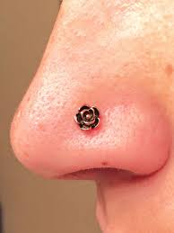 Flower Rose Gold Nose Stud Rose Gold Nose Stud Gold Nose Stud Nose Ring Stud