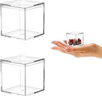Amazon.com: KissYou Small Acrylic Box Clear Display Case ...