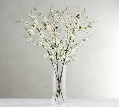 Faux Dogwood Branch Faux Dogwood Branches Tall Vase Decor Dogwood Branches