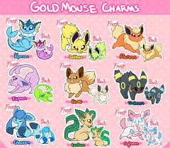Double Sided 1 Clear Acrylic Eeveelution Inspired Charms In 2021 Pokemon Eeveelutions Eeveelutions Cute Pokemon