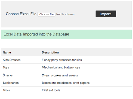 Select mailings > write & insert fields > update labels. Import Excel File Into Mysql Database Using Php Phppot