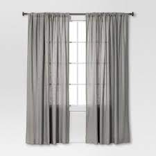 Linen Look Curtain Panel Brown Threshold Target Curtains Panel Curtains Grey Curtains Bedroom