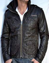 Superdry Brad Mens Brown Leather Jacket Medium Wore Once David Beckham Style Ebay Brown Leather Jacket Men Leather Jacket Brown Leather Jacket