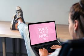 Woman Working With Macbook Pro Mediamodifier In 2020 Macbook Pro Macbook Mockup Website Laptop