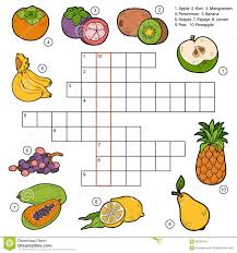 Dirigez Les Mots Croise Jeu Pour Des Enfants Au Sujet Des Fruits Illustration De Vecteur Illustration Du Mots Dirigez 56224316