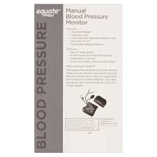 Equate Manual Upper Arm Blood Pressure Monitor Walmart Com Walmart Com