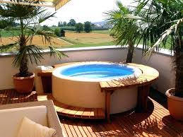 Semi Inground Hot Tub Google Search Hottubdeck Semi Inground Hot Tub Google Search Corner Hot Tubs Inground Hot Tub Hot Tub