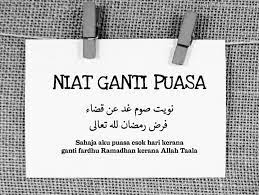 Niat Ganti Puasa Ramadhan