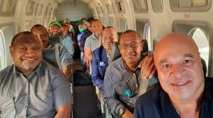 LATEST ELECTION UPDATE✋💙🇵🇬 By Hon Bryan Kramer Madang Open MP As of  Friday 5th August 2022 Pangu Party has secured 36 seats and four more in  the que to be declared. This