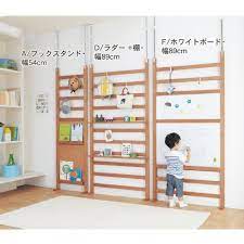 つっぱり式ウォールラック インテリア 収納 赤ちゃん 部屋 レイアウト 子供部屋 収納 アイデア