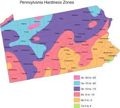 pennsylvania hardiness planting zones outdoor gardens