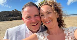 Happy second anniversary to us 🥂🥂 The best day ever ! I can't believe it  was 2 years ago already 🥰 You are a very lucky man Carl Murdoch 🤣🤣