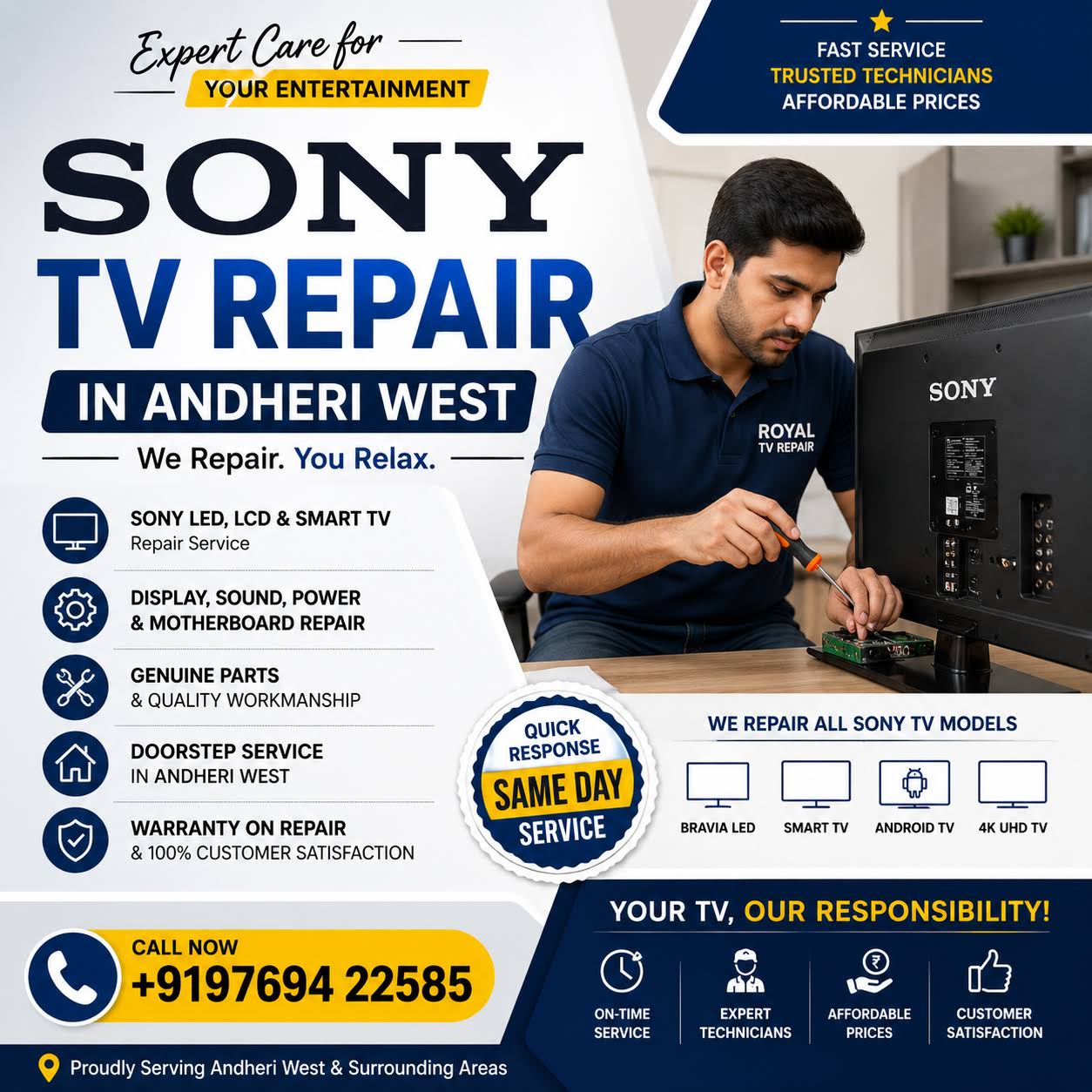 Sony TV Repair in Andheri West product image