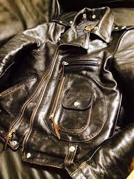 Buco J 24l Leatherjacket With Belt Loops And Brass Metal Fixings Make Sure Belt And Sambrowne Leather Jacket Men Vintage Leather Jacket Jackets Men Fashion