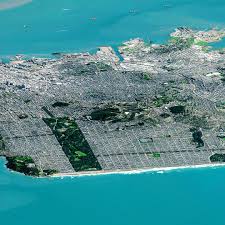 Slide To Check Out This Remarkable Panorama Of San Francisco California Captured By The Digitalglobe Worldview 3 Satellite At An Extremely Low Angle The Came