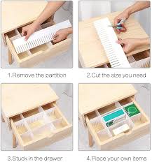 Maybe you would like to learn more about one of these? Buy 12pcs Large Dividers Adjustable Drawer Storage Organizerr 16 In Thicken Buckle Fixed Drawer Divider Diy White Plastic Grid Adjustable For Table Tools Clothes Cutlery Drawers Organizers Underwear Sock Makeup Online In Nigeria B091gcbsh8