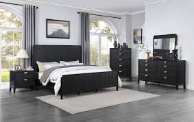 Brookmead 5-piece Queen Bedroom Set Black – Furniture Factory Outlet