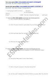 No movie out there has ever been. My Sister S Keeper Work On 2 Movie Segments Esl Worksheet By Elona