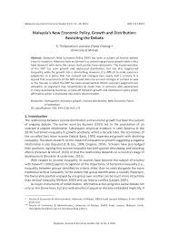 The national youth development policy of malaysia defines youth as people aged between 15 and 40 years. Pdf Malaysia S New Economic Policy Growth And Distribution Revisiting The Debate