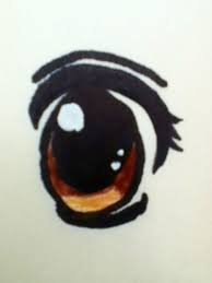 You will probably have all the items you need already, but if not they are first color in black in a oval shape, not filling in the whole eye. Cute Anime Eyes Easy To Draw Drawing Tutorial Easy