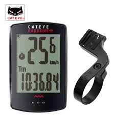 us 57 59 20 off bicycle computer wireless largest display cycling backlight speedometer speed sensor out front mount include cateye padrone plus in