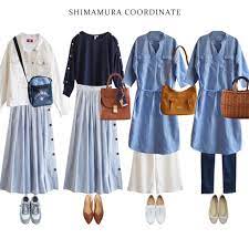 ストライプ柄 で爽やかに しまむら フレアスカート シャツワンピースで春コーデ ファッションアイデア シャツワンピース シャツワンピース コーデ