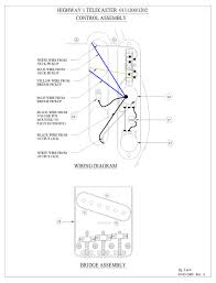 On telecasters with 2 pickups, the traditional parallel wiring provides relatively consistent output across all three positions. Fender Highway One Telecaster Wiring Diagram Pdf Download Manualslib