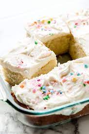 Shortcut carrot sheet cake recipe. Vanilla Sheet Cake With Whipped Buttercream Frosting Sally S Baking Addiction