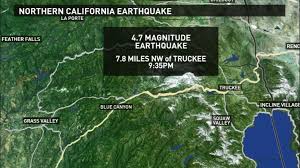 Just minutes ago, a 6.9 to 7.0 quake hit near ferndale, california just north of san fransico. Earthquake Hits Truckee Tahoe Felt Across Northern California Abc10 Com