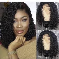 All you have to do is curl the bottom of your hair, and then side part curly hair. Side Part Wet And Wavy Hair Wetcurls Short Bob Wig Virgin Humanhair Full Lace Frotnal Wigs From Missyoubeauty 92 32 Dhgate Com