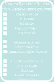 Food To Eat And In What Order After You Get Your Wisdom Teeth Removed Wisdom Teeth Food After Wisdom Teeth Wisdom Teeth Recovery