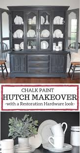 Below are 19 best pictures collection of dining room hutch decor photo in high resolution. Chalk Paint Hutch Makeover With A Restoration Hardware Look Marly Dice
