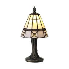 Maybe you would like to learn more about one of these? Sian Geometric Table Lamp Tiffany Glass Crystals