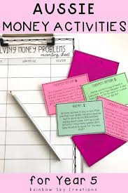Check Out These Hands On Australian Money Activities For Year 5 They Include Addition And Subtraction Of Mone Money Activities Australian Money Teaching Money