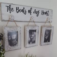 Walmart.com has been visited by 1m+ users in the past month Farmhouse Rustic Picture Hanger With 4x6 Frames The Beats Of Etsy Family Wall Decor Diy Home Decor Rustic Pictures