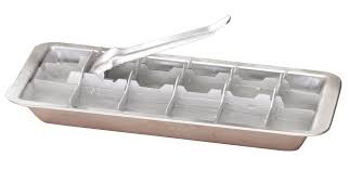 Alexander wang (alex), wrist eddie. Vintage Kitchen Ice Cube Tray 18 Slot Ice Cube Maker With Easy Release Handle Aluminum Metal 11 L X 4 W X 1 H Walmart Com Walmart Com